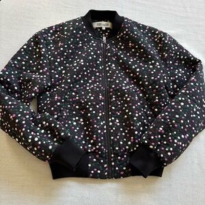 Diane Von Furstenberg Polka Dot Bomber Jacket 00